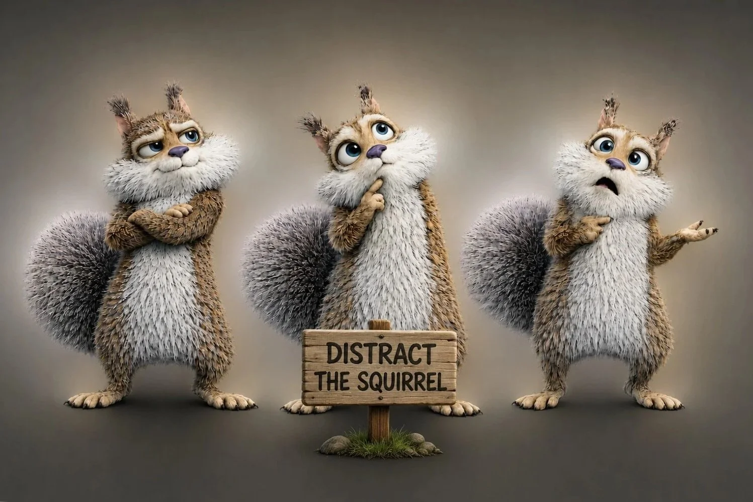Distract the Squirrel
