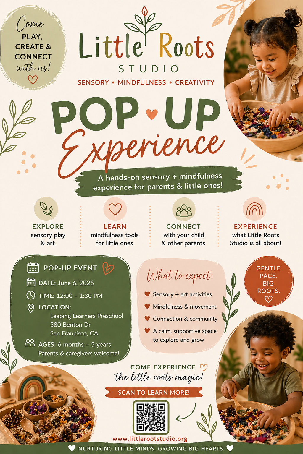 Little Roots Studio Pop-Up June 6 2026