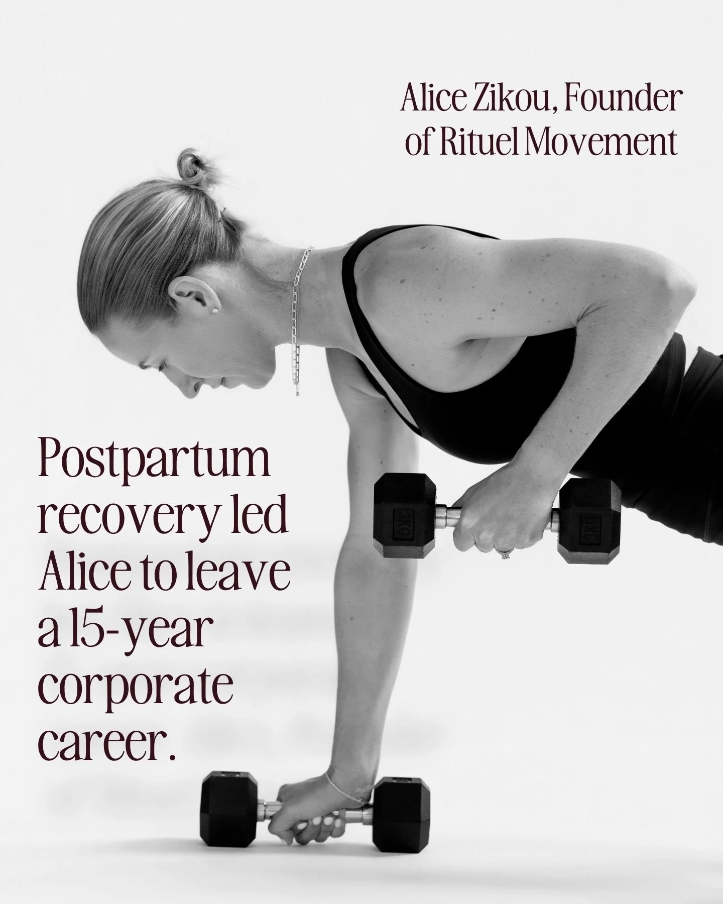 The idea was personal. The decisions that followed and made it sustainable were commercial.
After Pilates supported her postpartum recovery, @alicezikou left a 15 year corporate career to open Rituel Movement in Rozelle. @rituelmovement 
The lessons 