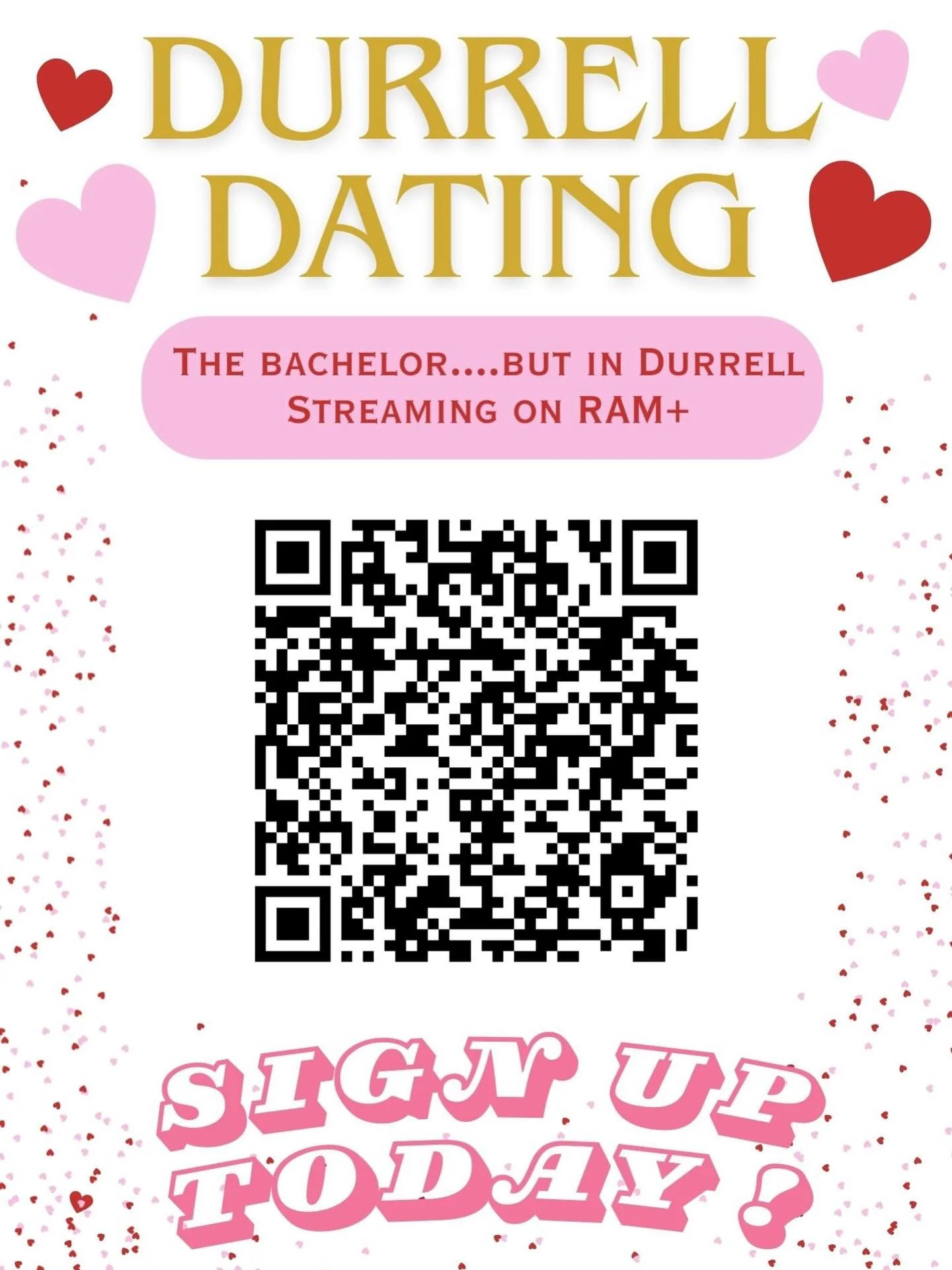 Attention ladies of CSU! Are you interested in being our bachelorette? Make sure to scan this QR code or click the link in our bio to sign up! 
#rampluscsu #stalwartstreaming