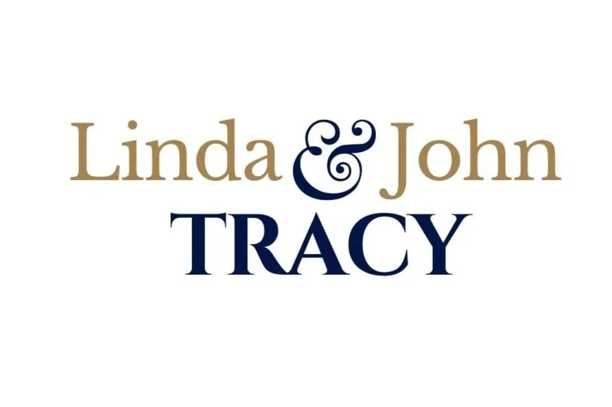 Text reading 'Linda & John Tracy'