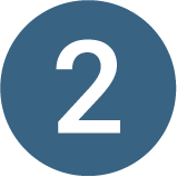 Number 2 inside a blue circle.