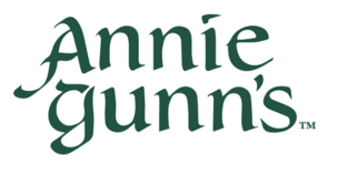 Logo with the text 'Annie Gunn's' in green font.