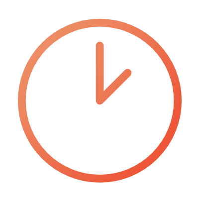 Clock showing 12:00 or noon.