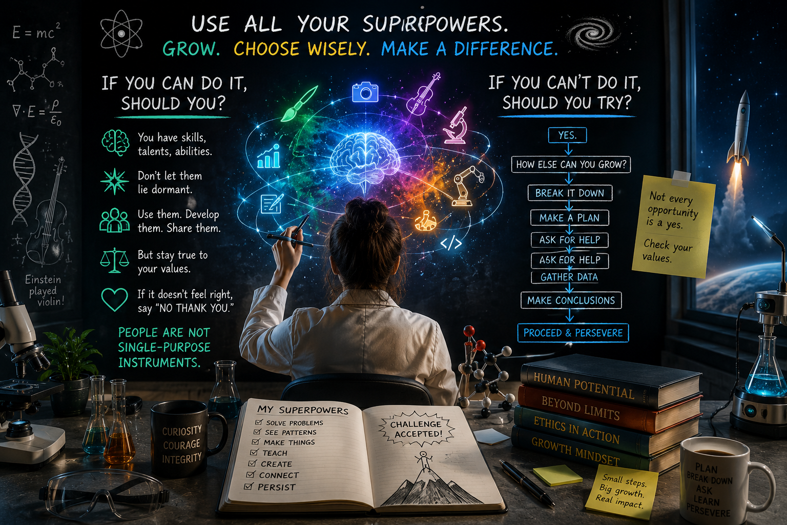 Superpowers, Stretching and Saying No.