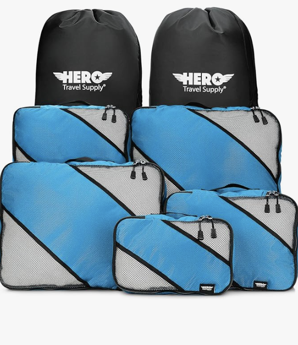 Packing cube organizer set