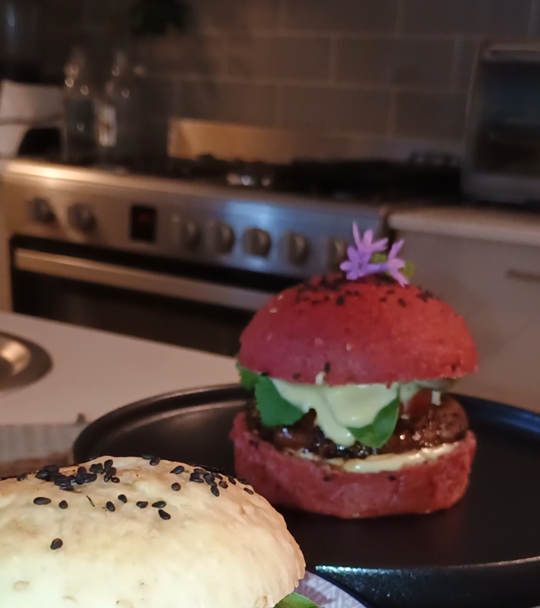 Hayden's House Beetroot Burger Buns Full View.png