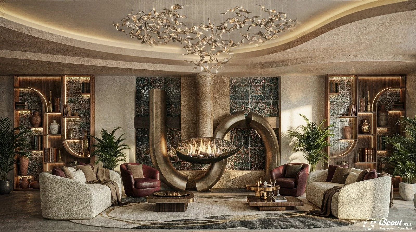 INTERIOR DESIGN VILLA, QATAR