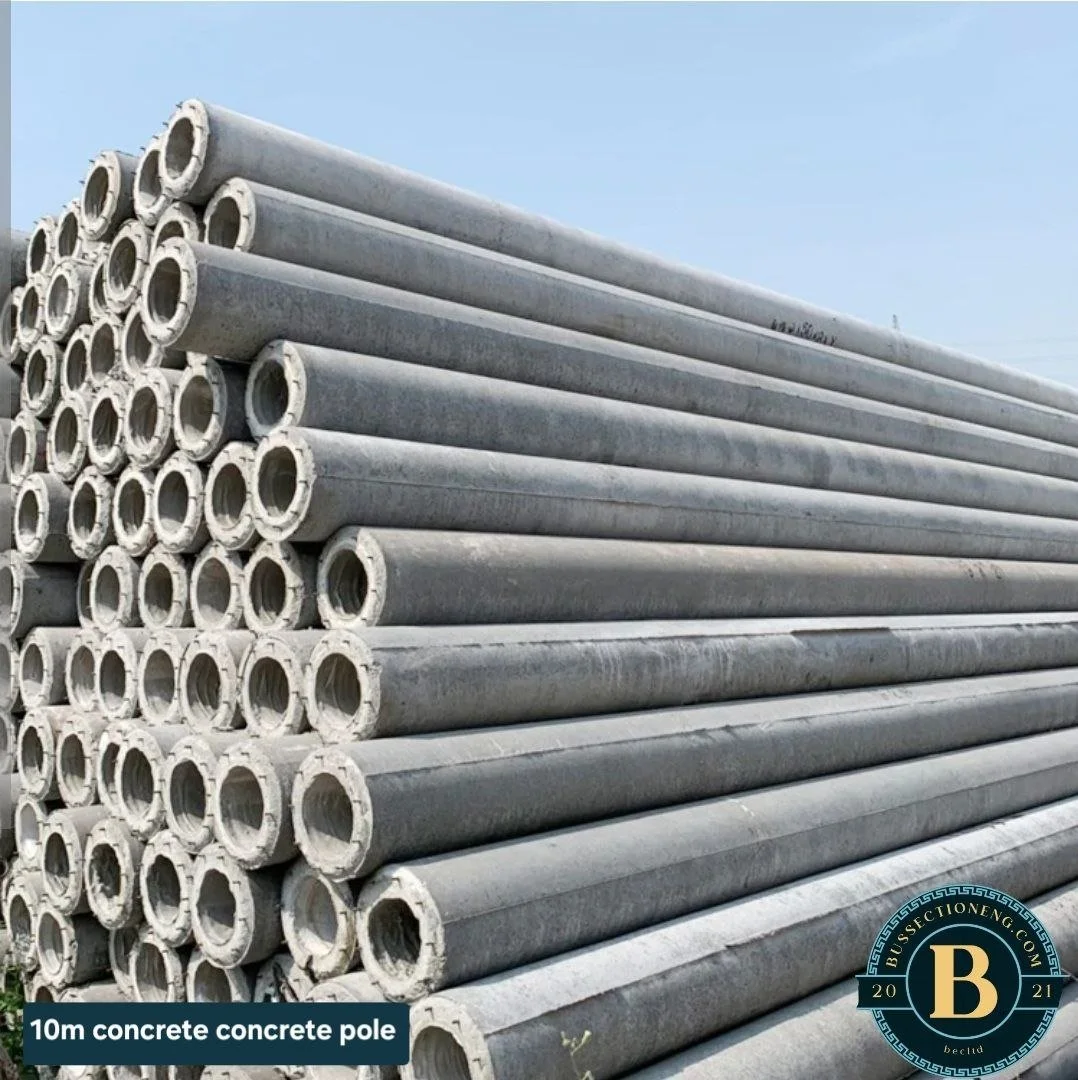 concrete poles