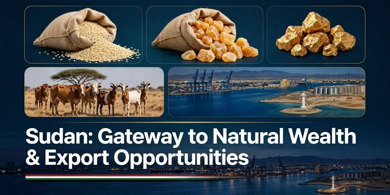 Sudan: The Gateway to Natural Wealth and Promising Export Opportunities to Support the Stability of the Sudanese Pound