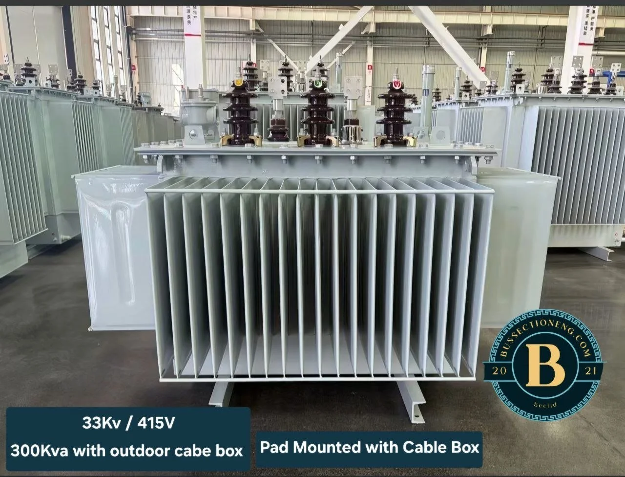 Distribution Transformer 33KV/415V - Pad Mounted with Cable Box