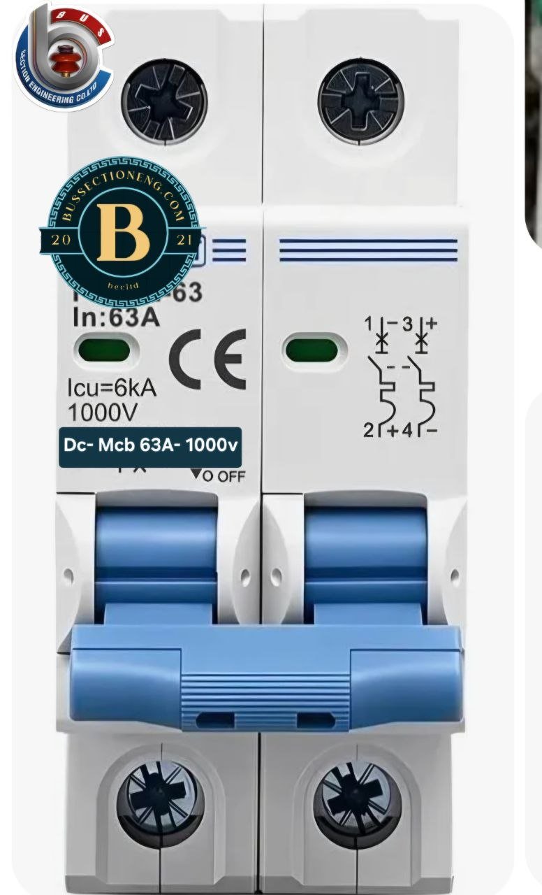 DC MCB Circuit Breaker 32A 63A 500V 1000V - Residential & Farm