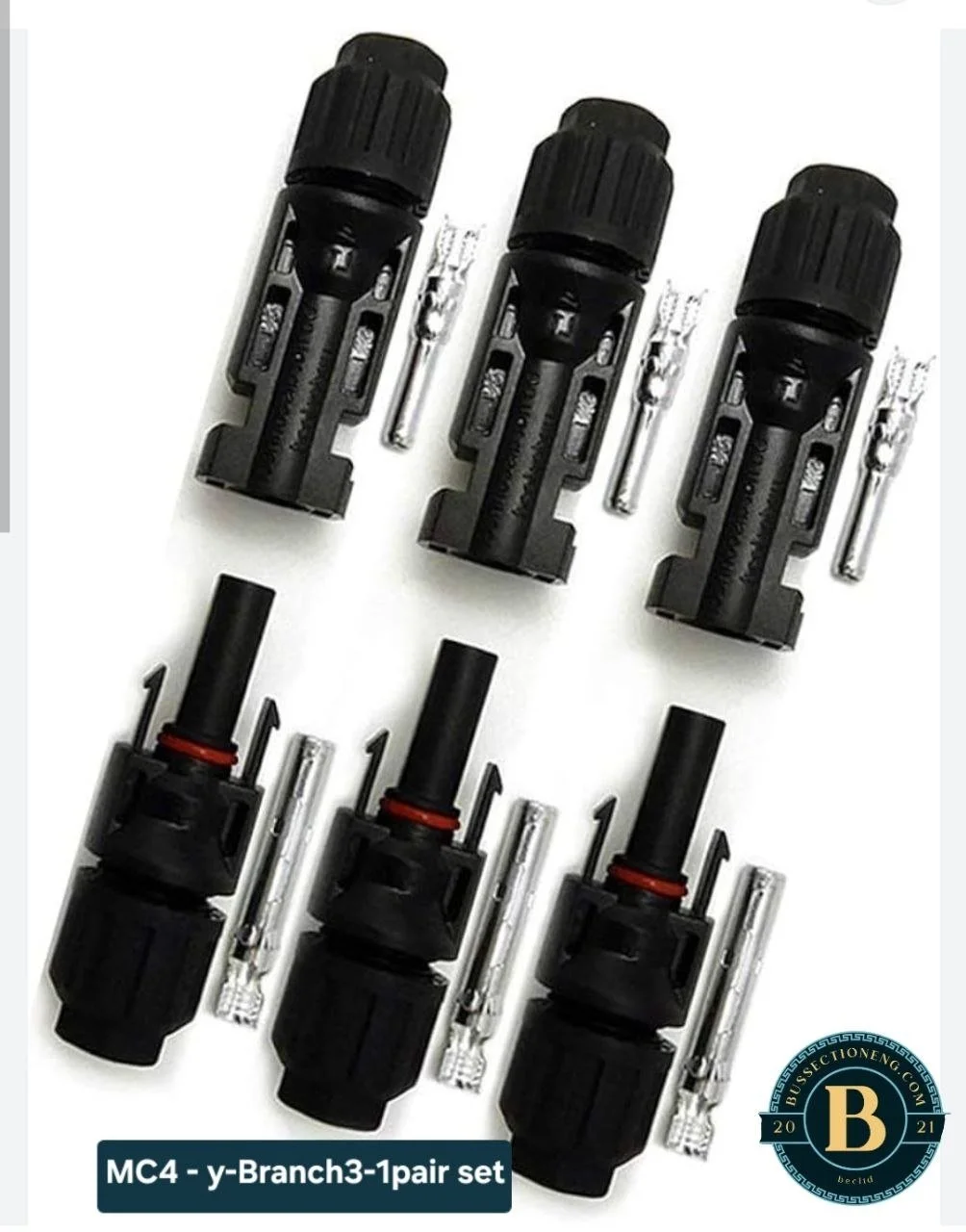 MC4 Solar Connector 30A 1000V DC - Pair & Y-Branch