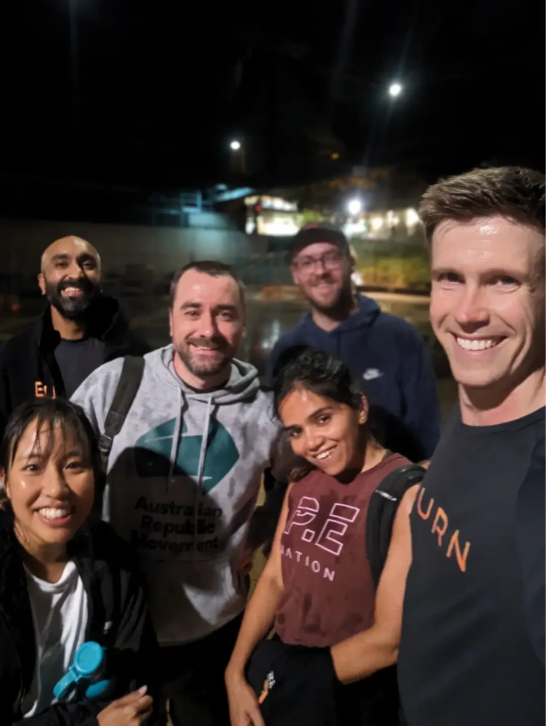 selfie taken after outdoor fitness class in kirriblli