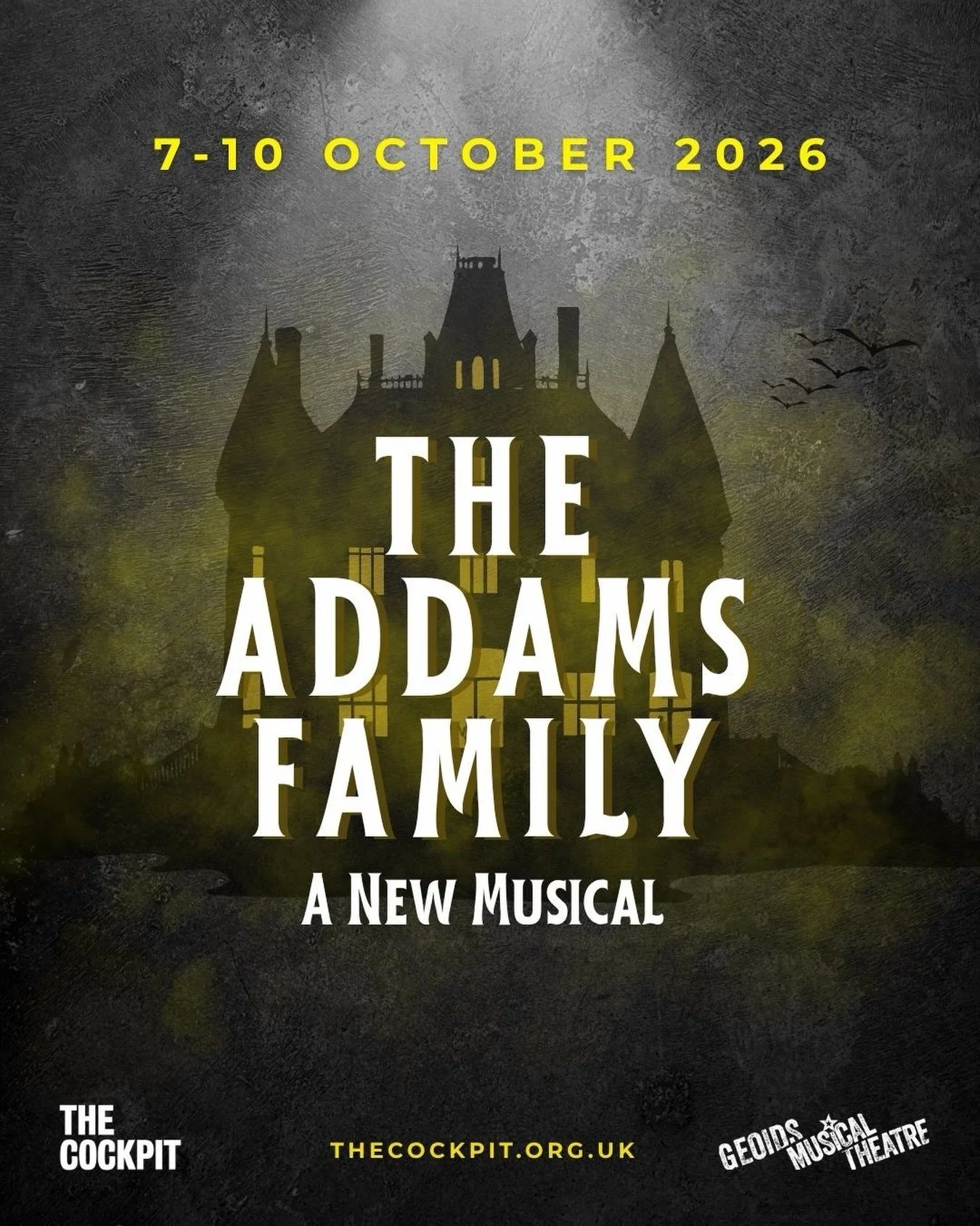 TICKETS ARE LIVE! 🎟️

This October, Geoids Musical Theatre presents The Addams Family!

Join us at @cockpittheatre from 7 to 10 October for a delightfully dark musical comedy that&rsquo;s funny, heartfelt, and unmistakably Addams. 

 Tickets are on 