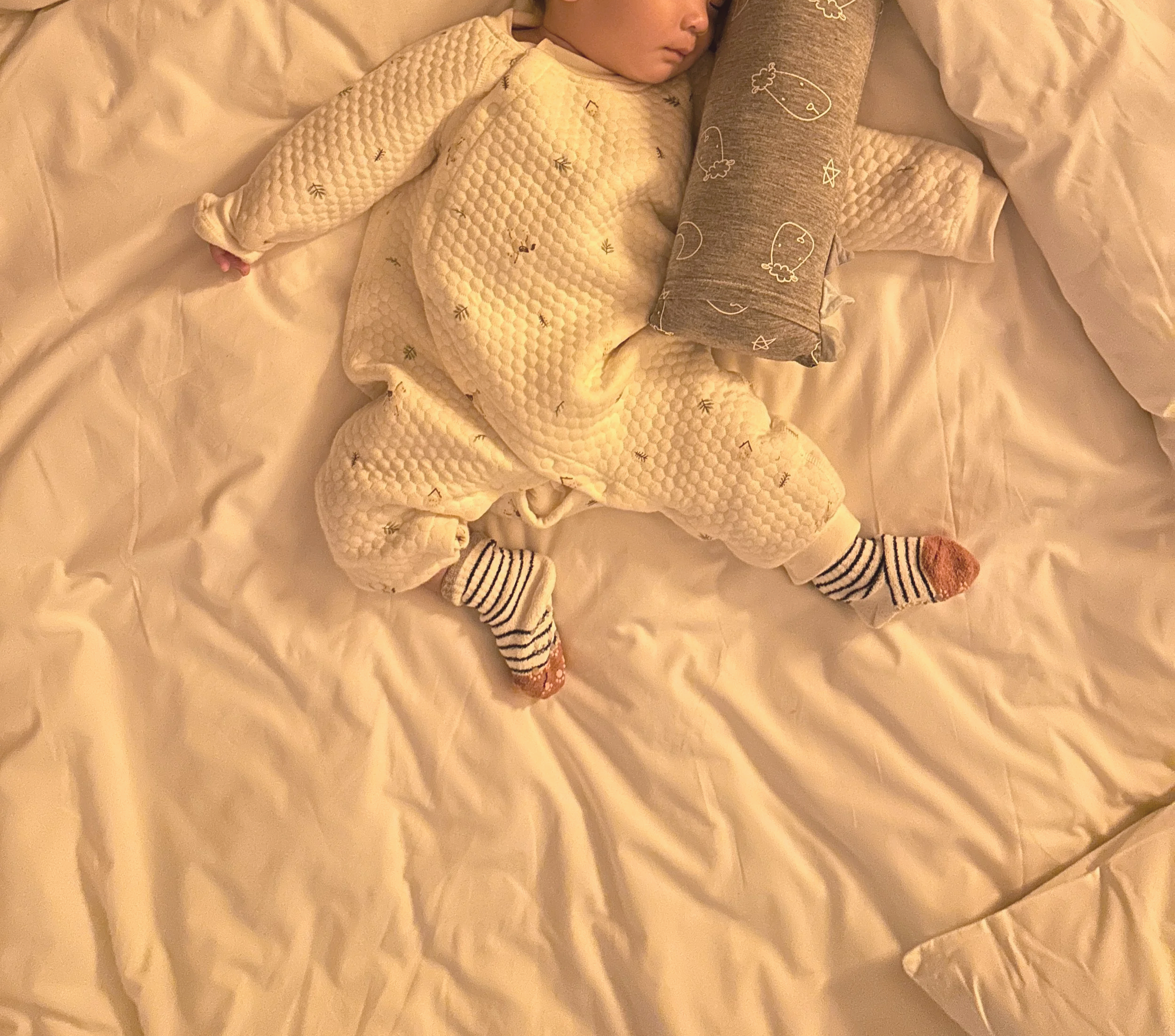 Baby settling in at Mercure Tokyo Haneda Airport hotel