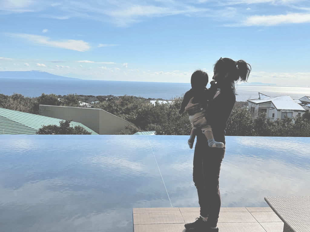 Kamenoi Hotel Izukogen with baby