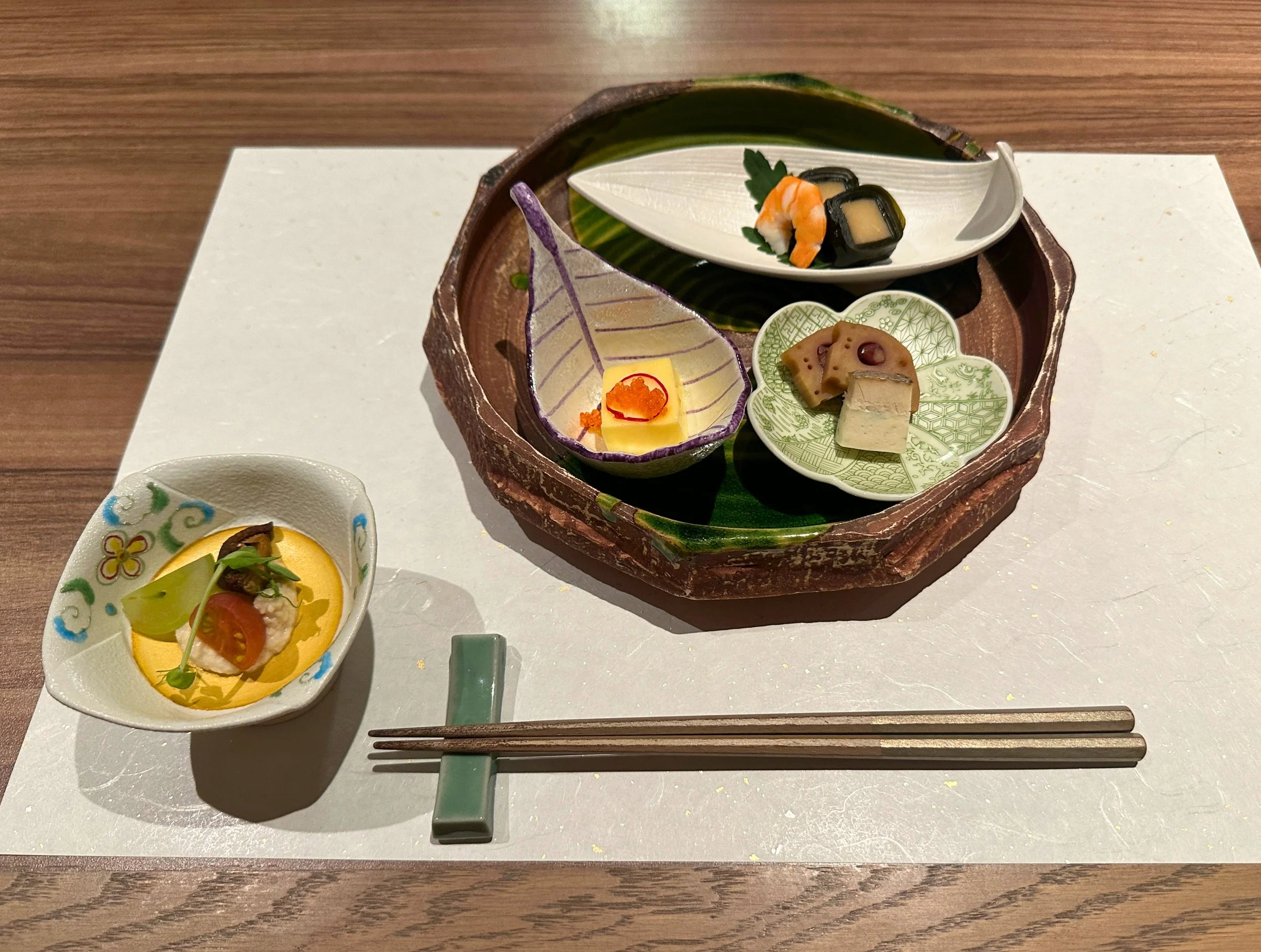 Traditional Japanese dinner course, Kamenoi Hotel Izukogen