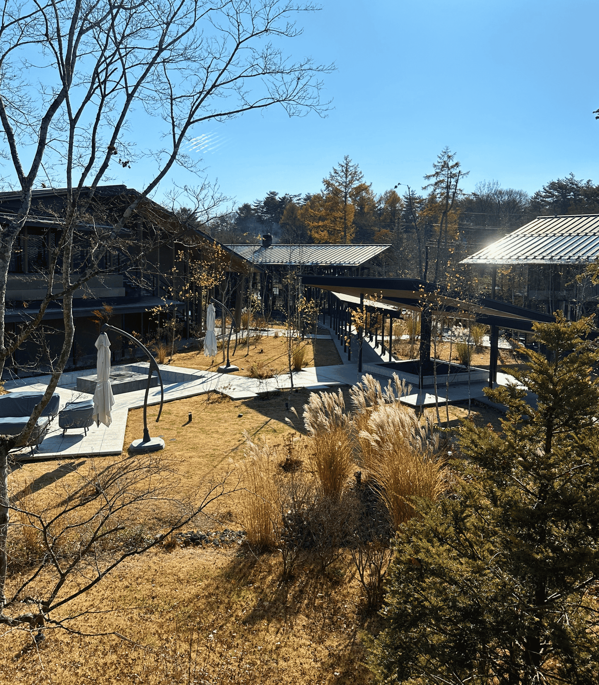 Hotel Indigo Karuizawa urban landscaping in autumn