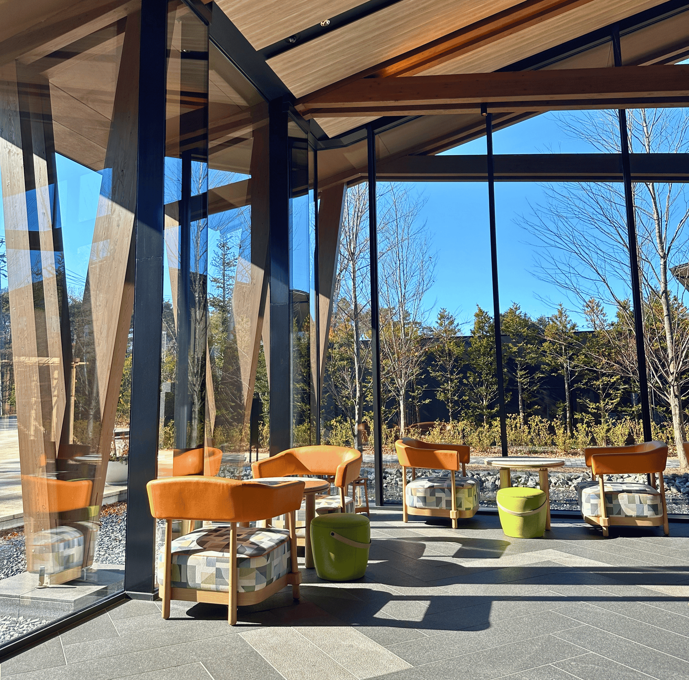 Hotel Indigo Karuizawa lobby interior, Karuizawa