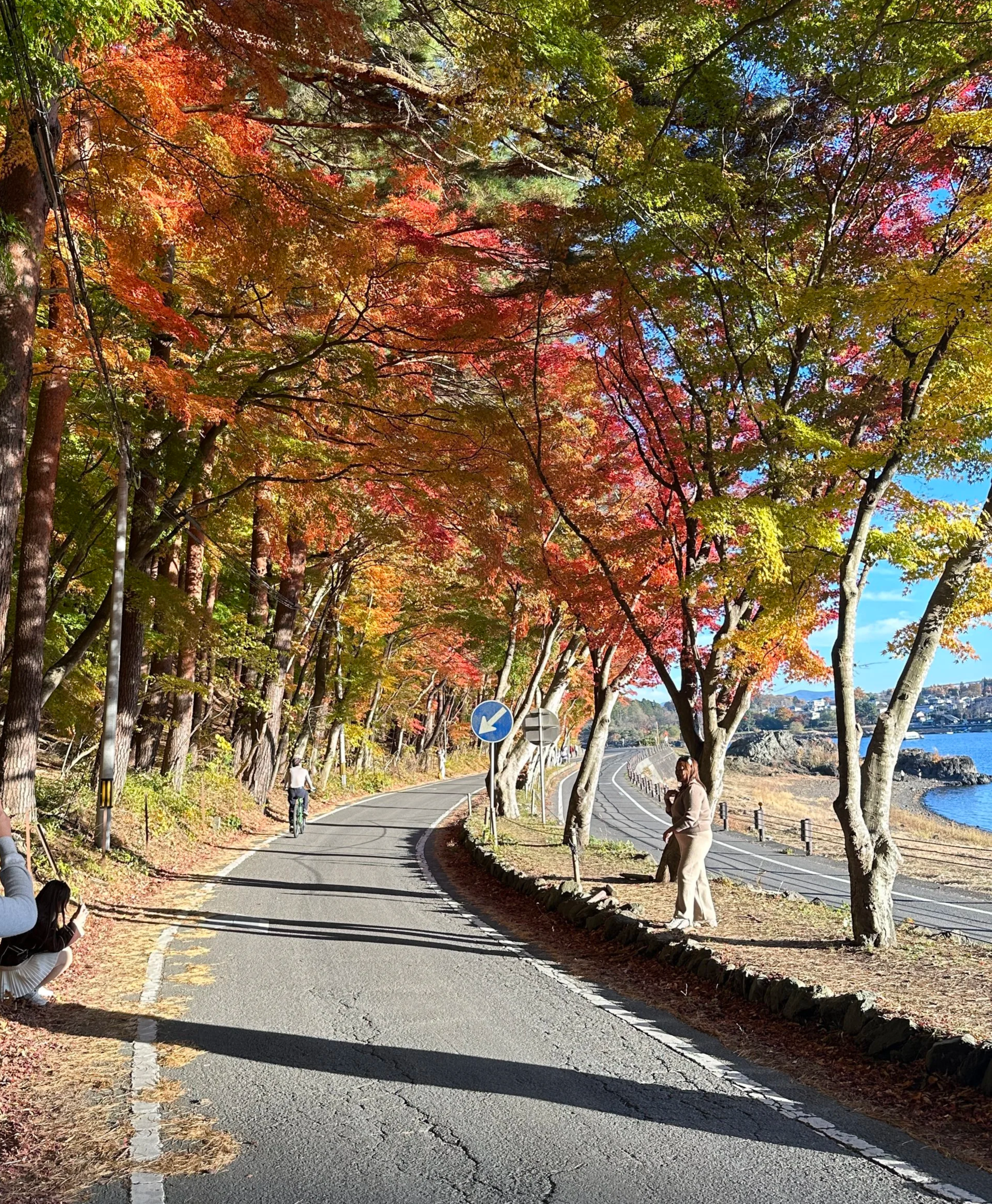 Fall season foliage road trip, Fuji Five Lakes