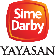Sime Darby logo with 'YAYASAN' text below
