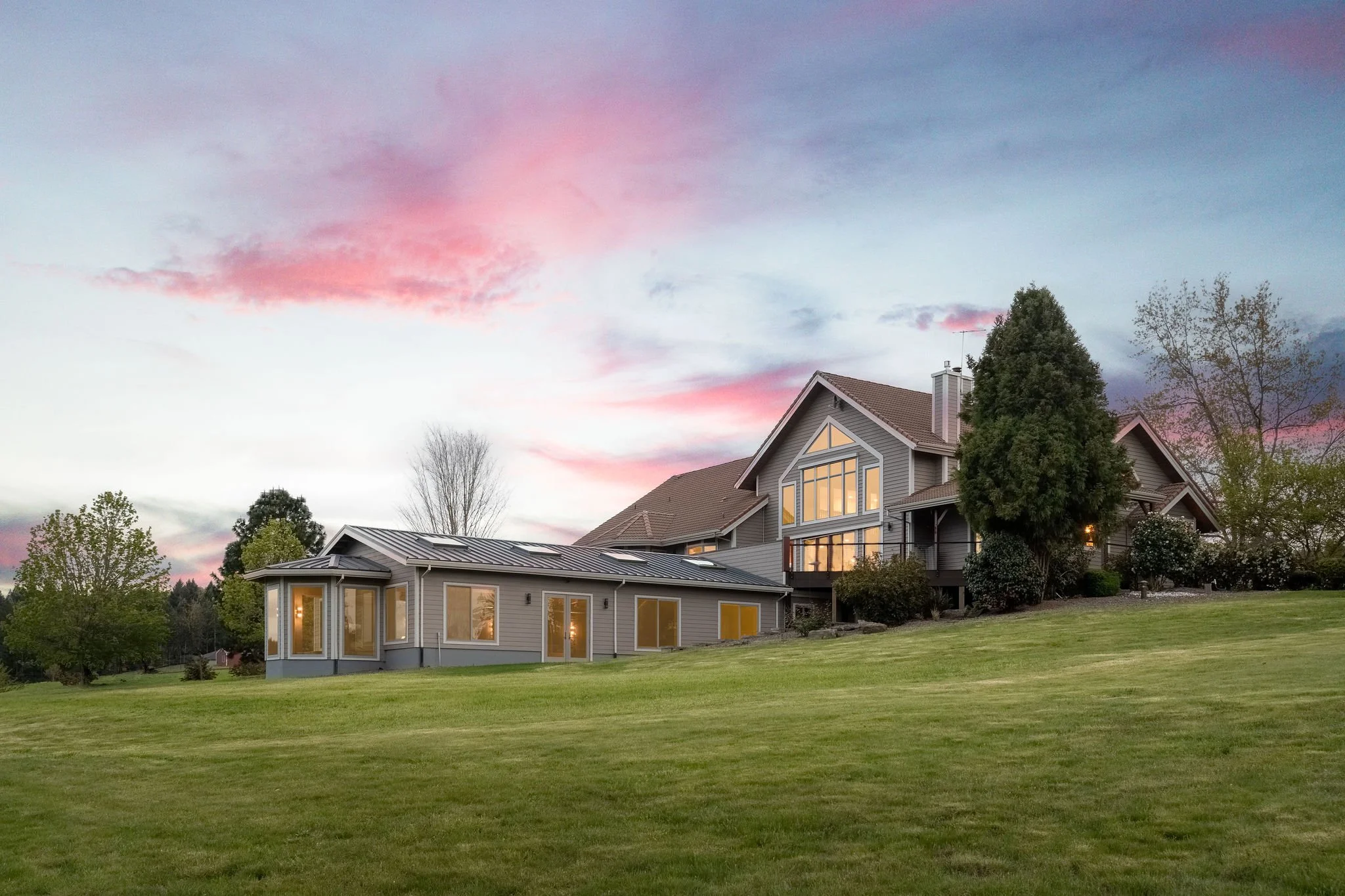 SW LAurel pool side of home twilight web.jpg