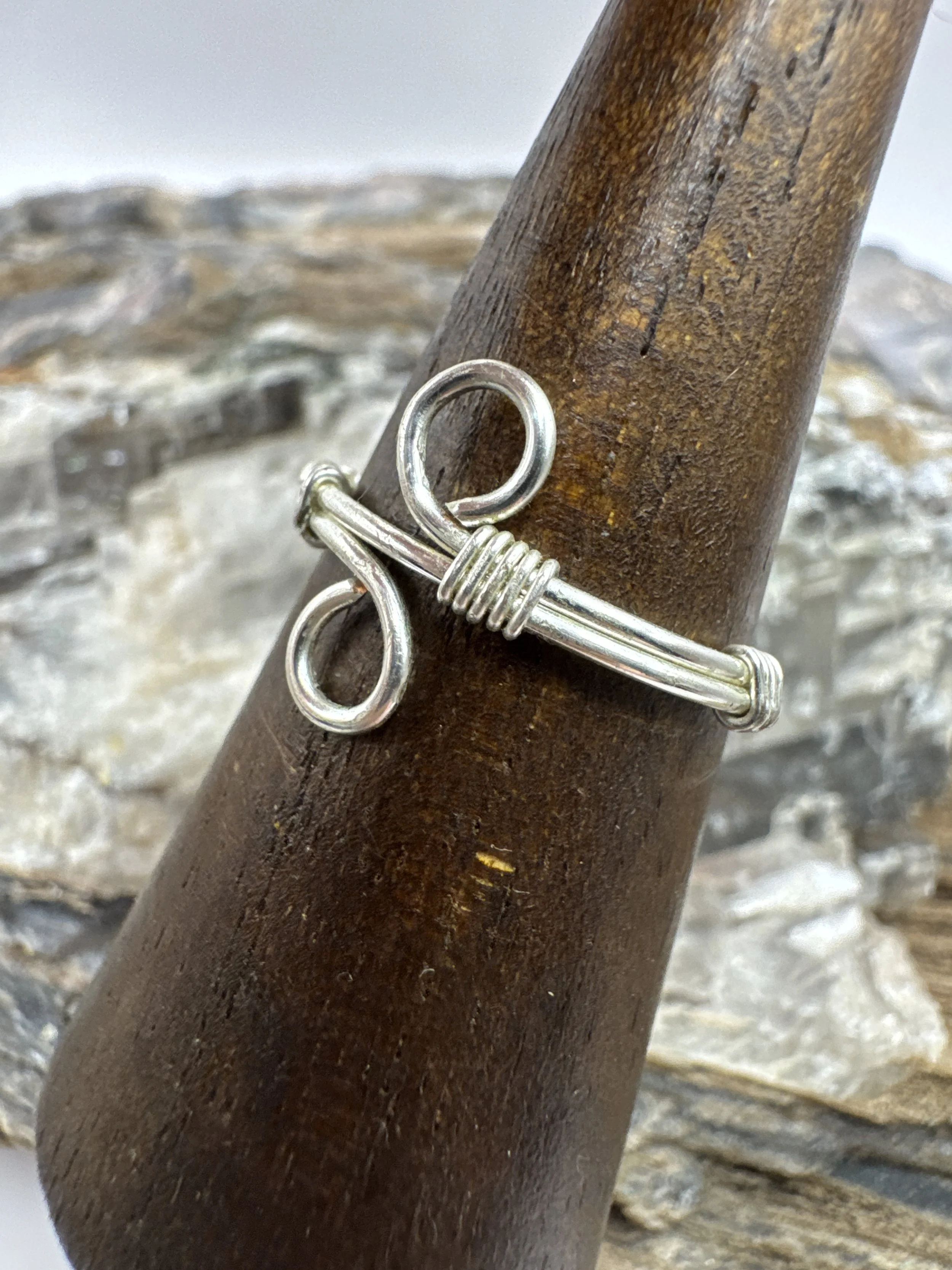 Plain Wire Wrap Ring Size 9