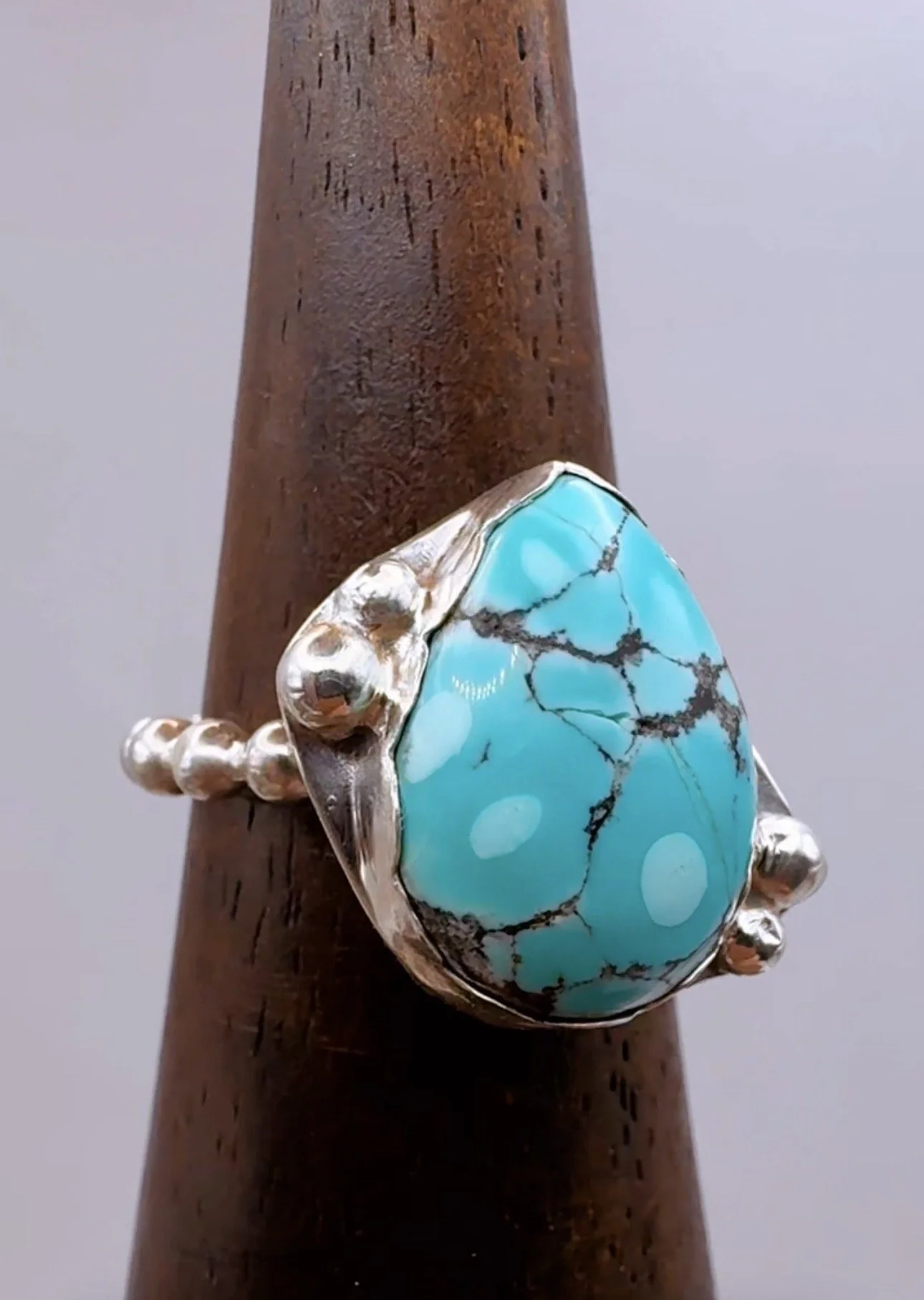 Gobi Desert Turquoise Ring Size 8