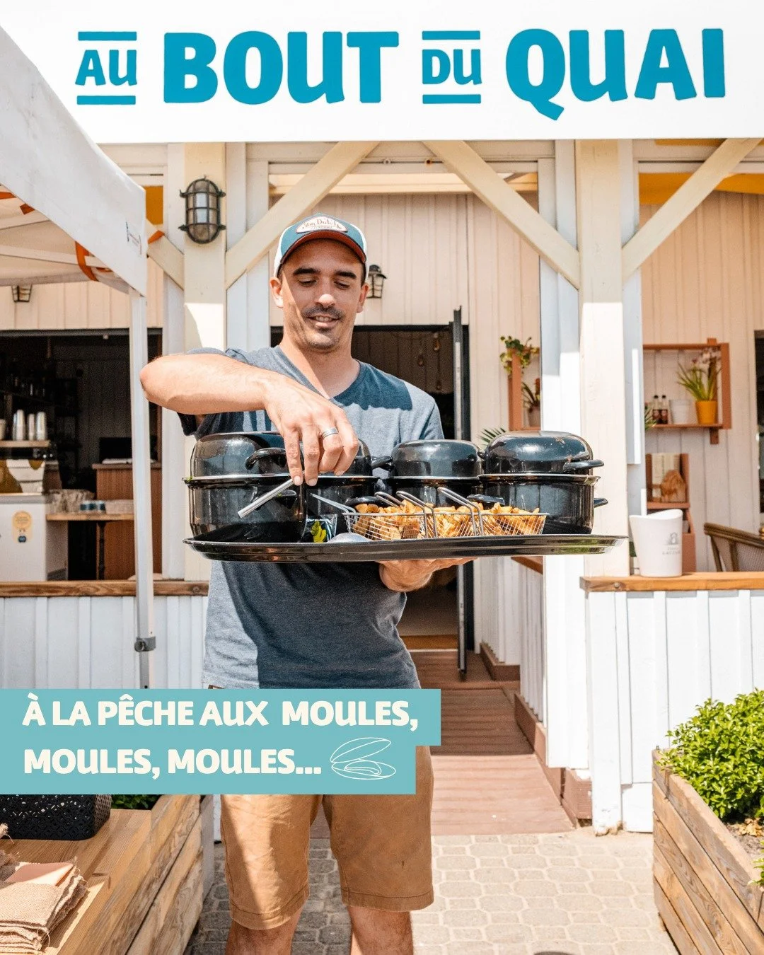 🌊 Arrivage de moules de bouchot au Bout du Quai !
Fra&icirc;ches, g&eacute;n&eacute;reuses et pr&ecirc;tes &agrave; &ecirc;tre d&eacute;gust&eacute;es face au port 🍟🍷

Marini&egrave;res, cr&egrave;me, curry, roquefort ou chorizo 🧡

&Agrave; savou