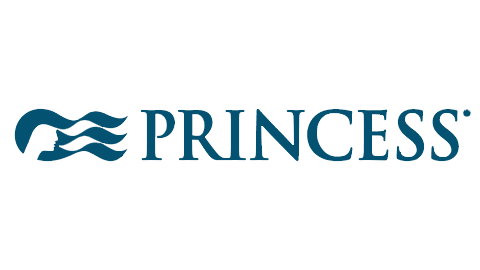 Princess logo with a stylized horse head and flowing lines.