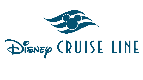 Disney Cruise Line logo with a stylized wave and Mickey Mouse head.
