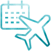 A plane and calendar