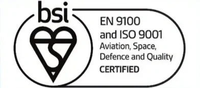 BSI EN 9100 and ISO 9001 certification for Metrology Engineering Services