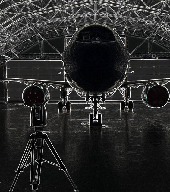 Portable digital X-ray radiography for on-wing aerospace inspection