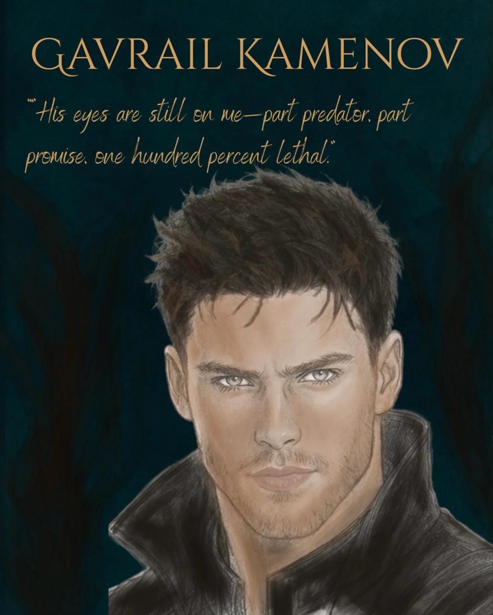 Been waiting to post this one&hellip;

What do you guys think?

🖤🖤🖤🖤🖤

Gavrail Kamenov&mdash;lethal, powerful, beautiful. And haunted by a past he cannot change, and the girl he cannot forget&hellip;

#reunionromance #romantasy #secondchance #sh
