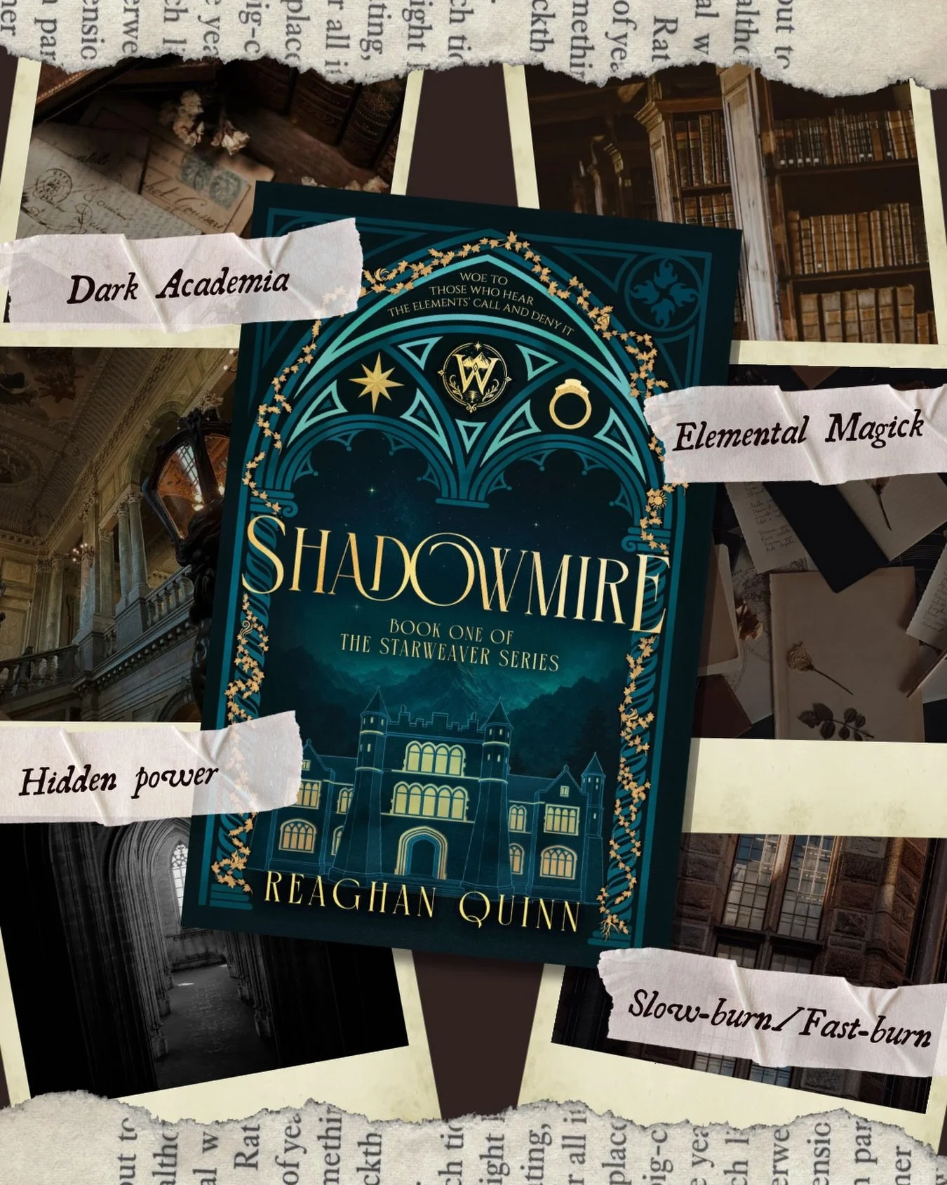 Ready for your next obsession?
 
Loved Harry Potter as a child but now obsessed with books like Fourth Wing and ACOTAR?

I&rsquo;ve got you covered!

Shadowmire is a dark academia romantasy with elemental magic, open door spice, slow-burn/fast-burn (