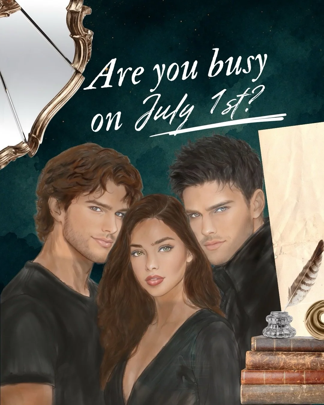 Are you busy July 1st?

Because you&rsquo;re about to be!

Shadowmire is now available for preorder and will download to KU on July 1st!

Hope to you see soon, Initiate.

For fans of #fourthwing #acotar #themortalinstruments #spicyromantacy. And for 