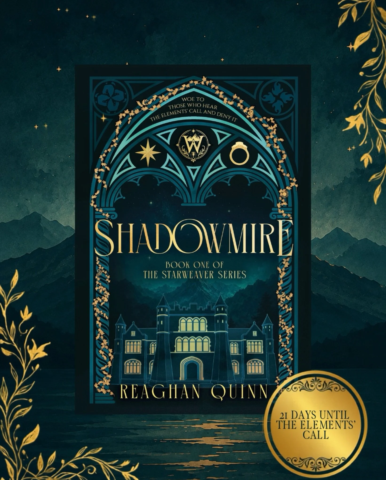 21 days until ✨Shadowmire✨ is all yours, Initiates! 

Can&rsquo;t wait to see you in class. 

Shadowmire is a debut dark academia fantasy romantasy filled with seductive magic, rival schools, and a love triangle that will ruin you. Think Fourth Wing 