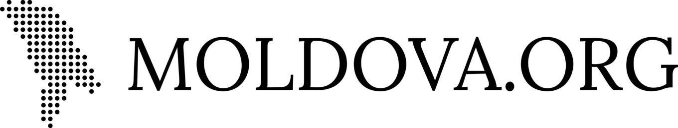 Black and white logo with the text 'Moldova.org' in bold font.