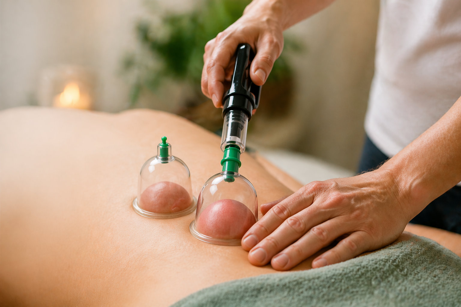 Schröpfen Behandlung in Lanzendorf bei Wien – Shiatsu Lilli Elisabeth Hollinger