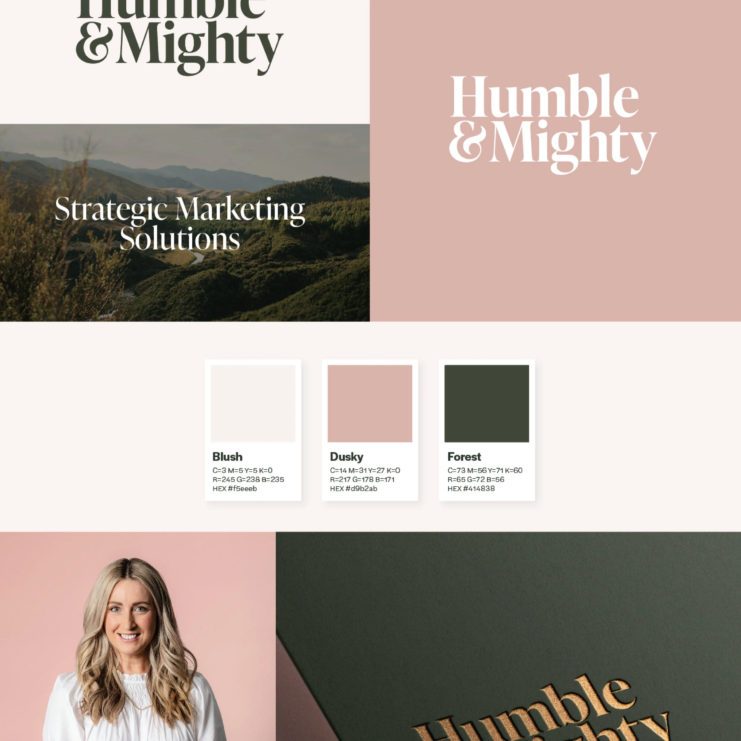 Humble and Mighty Graphic Design