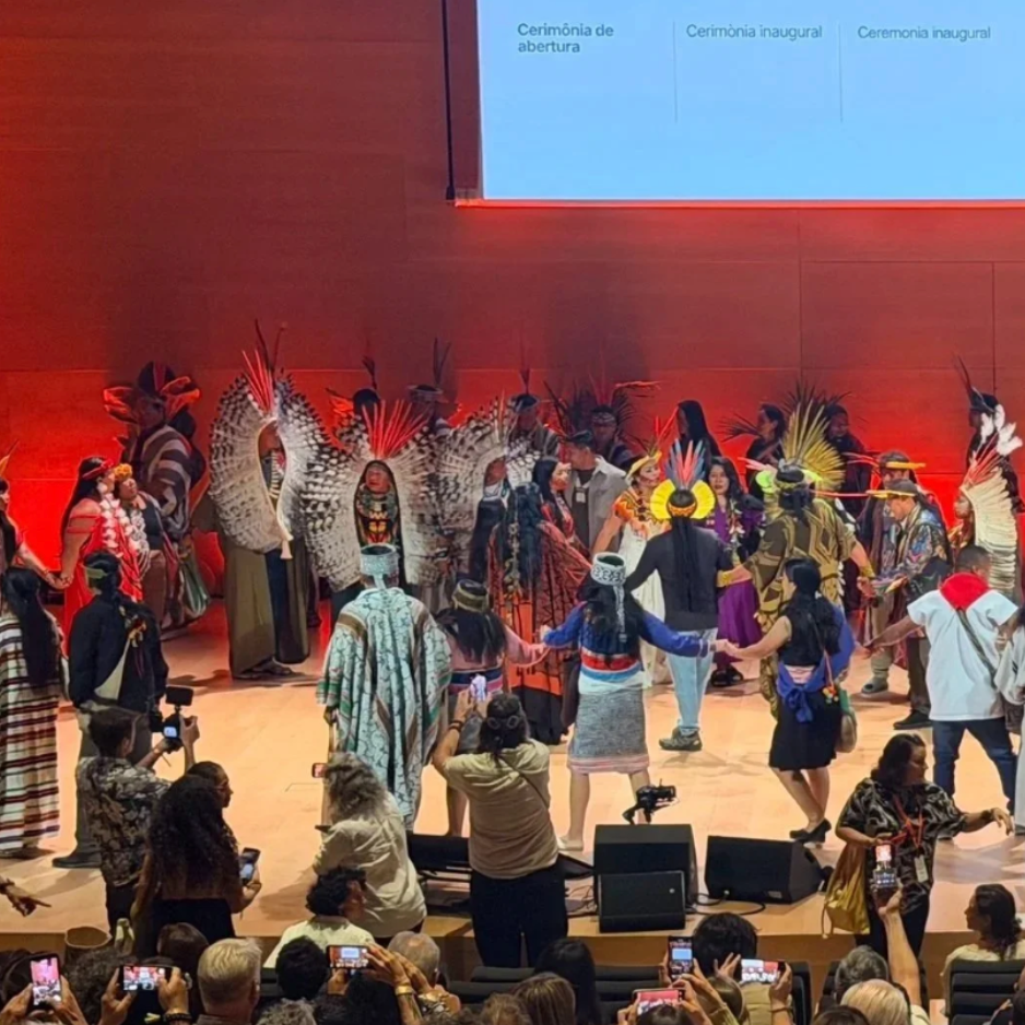 World Ayahuasca Forum opening gathering featuring Huni Kuin, Yawanawá, Shanenawá, Lakota, and Jurema Sagrada indigenous tribes supported by KAIRÉ