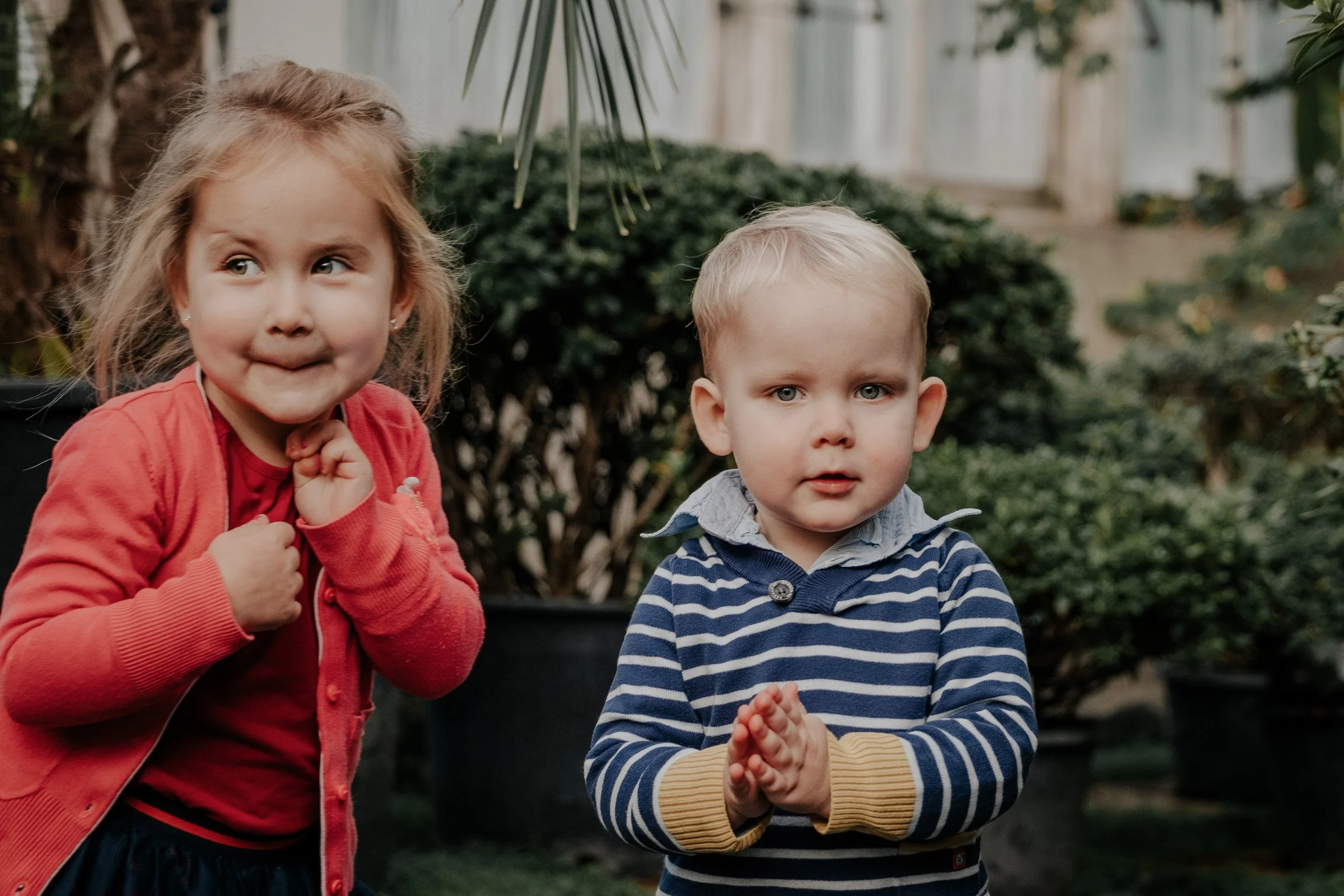 twee schattige kids