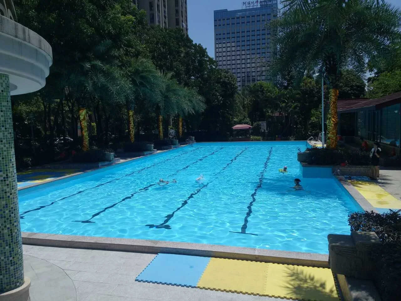Gym‑Supporting Swimming Pool
