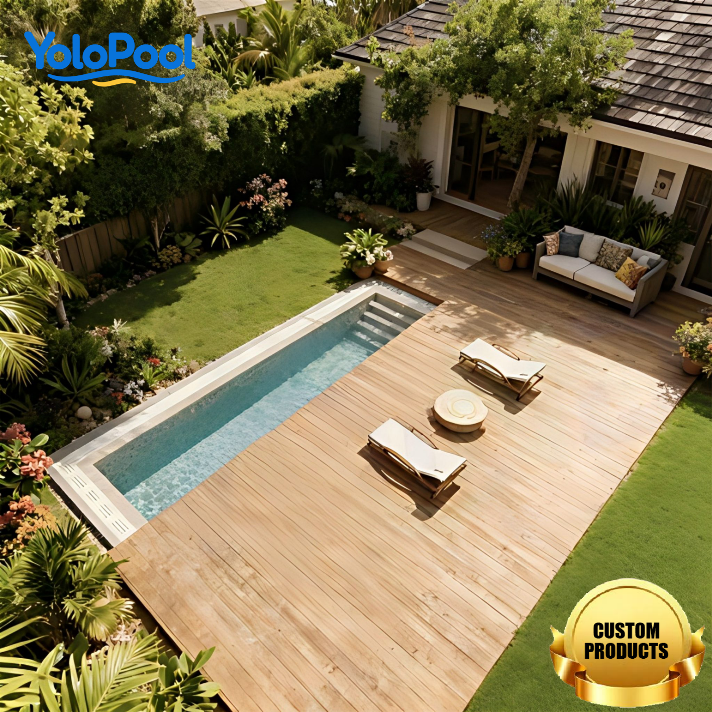 Custom-Fit Insulated Steel Pool Cover