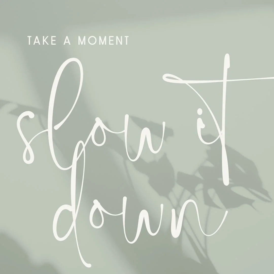 Take a moment. 

When you&rsquo;re running a business, it&rsquo;s easy to feel like you should always be doing something. Replying to emails, ticking off your to-do list or thinking about what needs your attention next. 

That&rsquo;s why creating sp