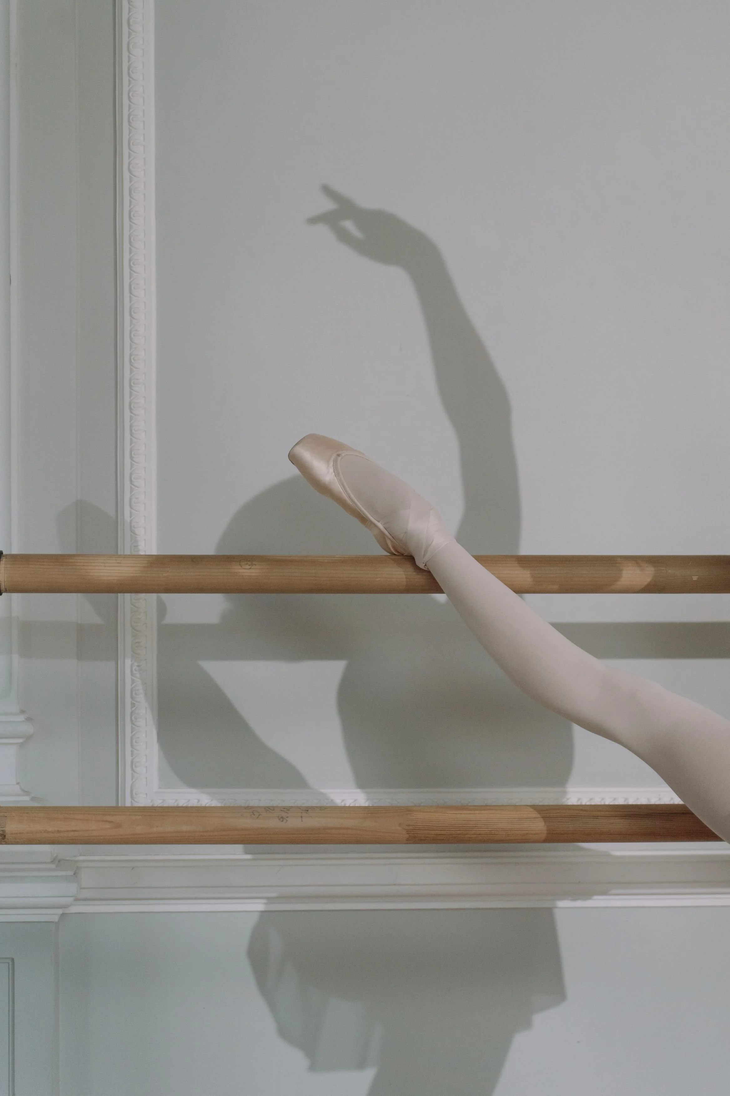 Danseuse classique à la barre