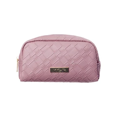 Capri Beauty Pouch - Woven Rose