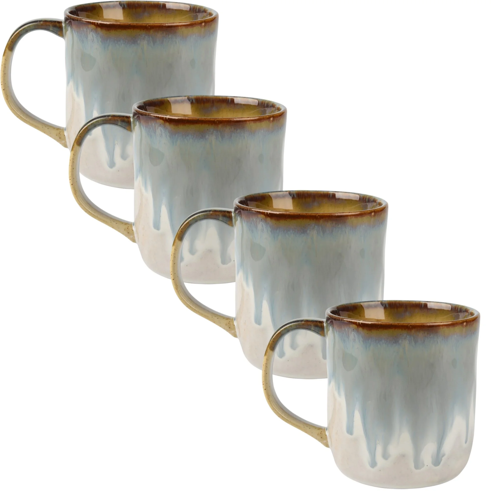 Set of 4 Mirth Mug Slate
